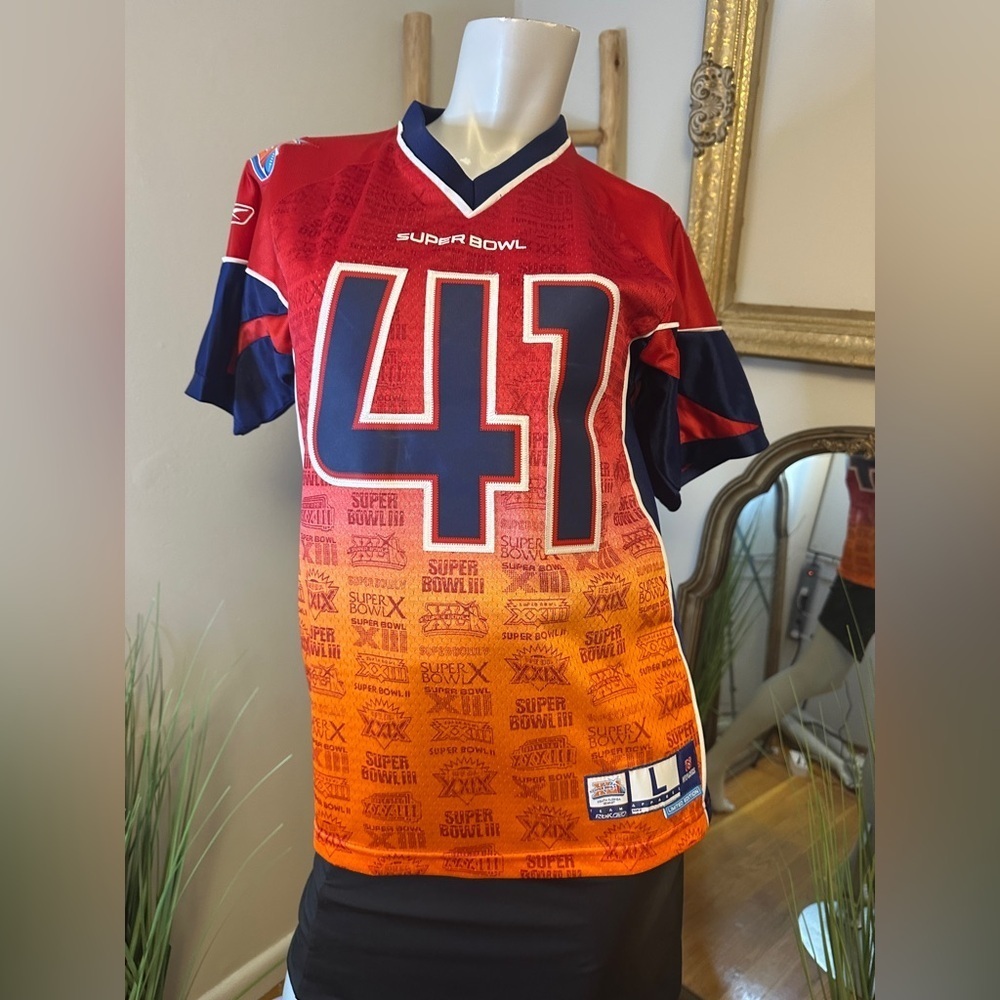 NFL Super Bowl 41 XLI Reebok Jersey Boys 14-16 Large VINTAGE Limited Edition '07